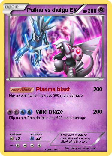 Pokemon Palkia vs dialga EX