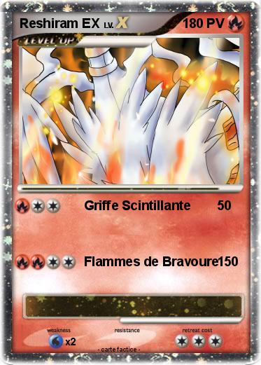 Pokemon Reshiram EX