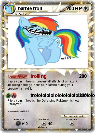 Pokemon barbie troll
