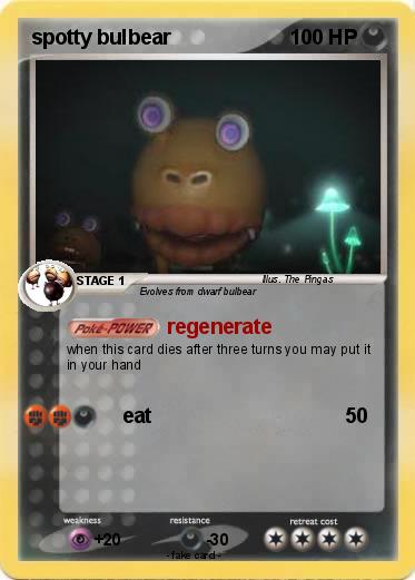 Pokemon spotty bulbear