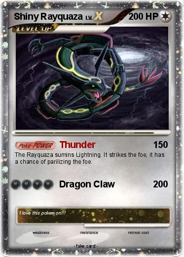 Pokemon Shiny Rayquaza