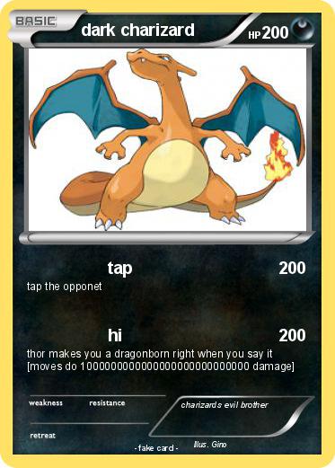 Pokemon dark charizard