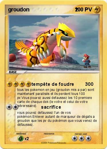 Pokemon groudon                               2