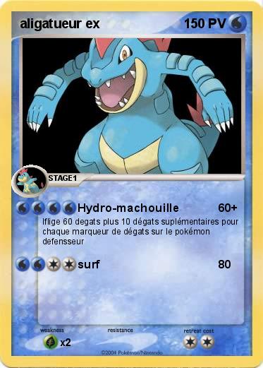 Pokemon aligatueur ex 