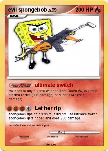 Pokemon evil spongebob