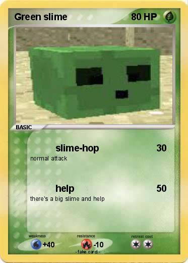 Pokemon Green slime
