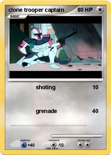 Pokemon clone trooper captain