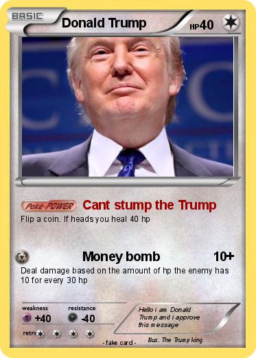Pokemon Donald Trump