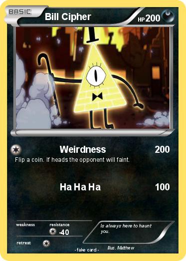 Pokemon Bill Cipher