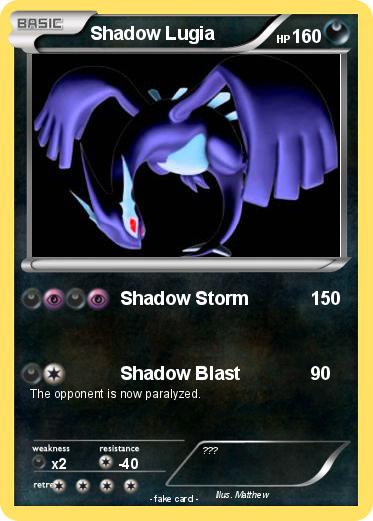 Pokemon Shadow Lugia