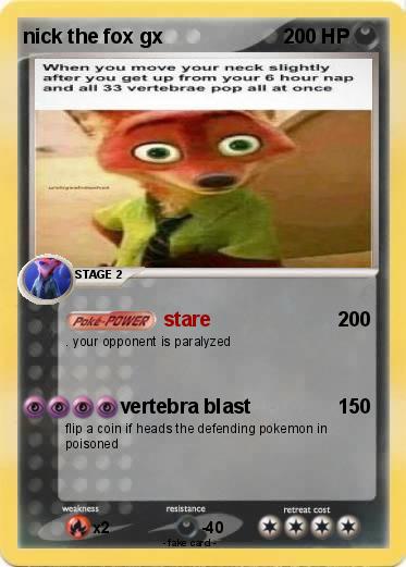 Pokemon nick the fox gx