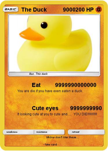 Pokemon The Duck           9000