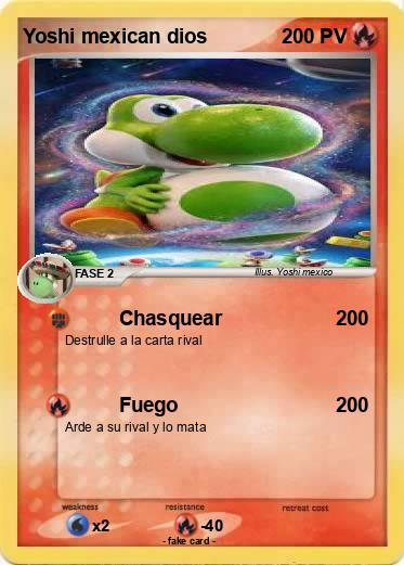 Pokemon Yoshi mexican dios