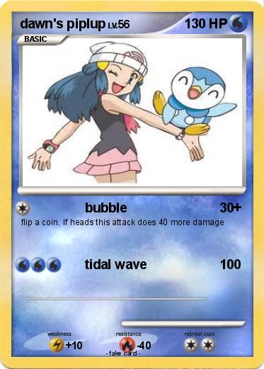Pokemon dawn's piplup