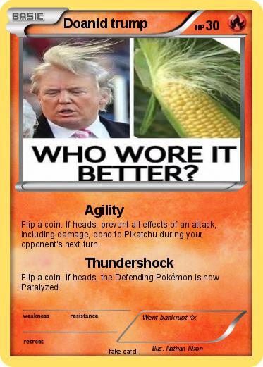 Pokemon Doanld trump