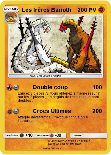 Pokemon Les frères Barioth