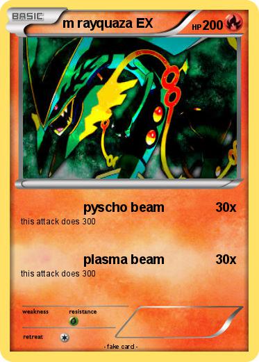 Pokemon m rayquaza EX