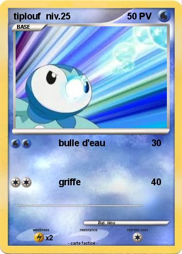 Pokemon tiplouf  niv.25