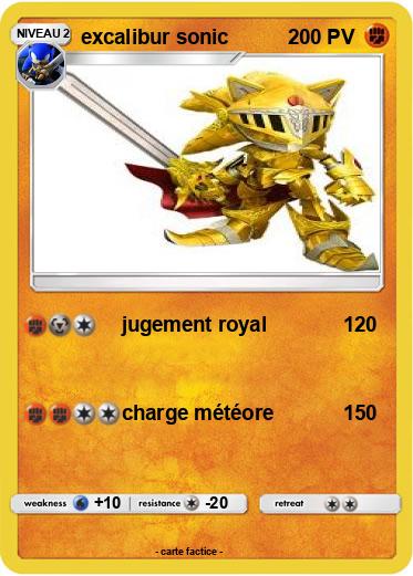 Pokemon excalibur sonic