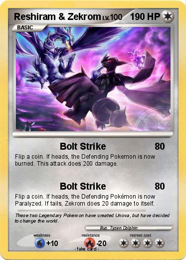 Pokemon Reshiram & Zekrom