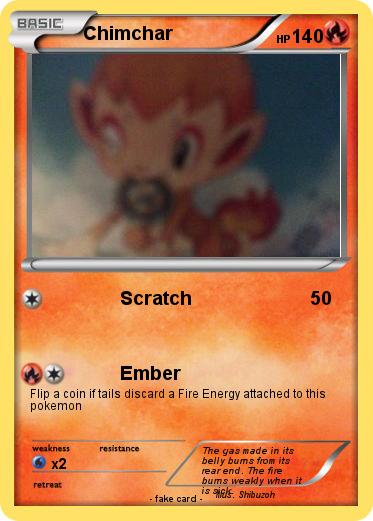 Pokemon Chimchar