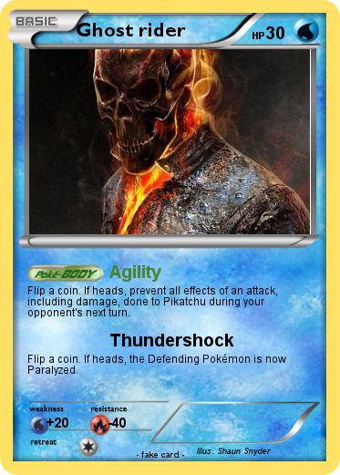 Pokemon Ghost rider