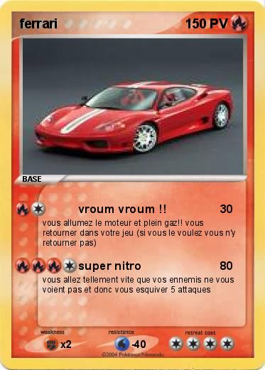 Pokemon ferrari