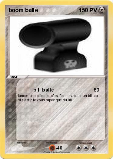 Pokemon boom balle