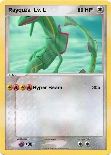 Pokemon Rayquza  Lv. L