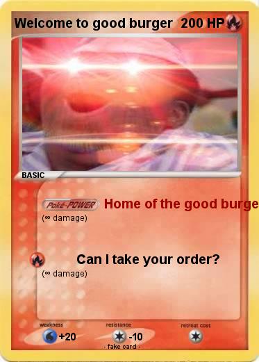 Pokemon Welcome to good burger