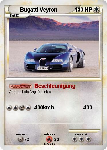 Pokemon Bugatti Veyron
