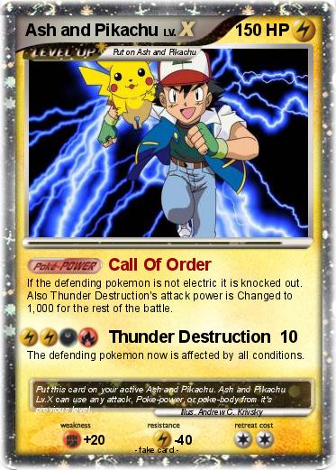 Pokemon Ash and Pikachu