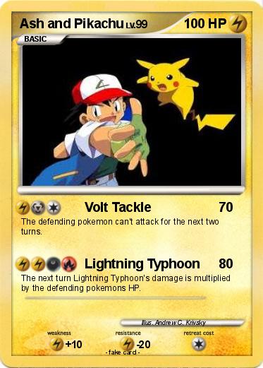 Pokemon Ash and Pikachu