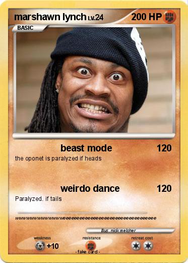 Pokemon marshawn lynch