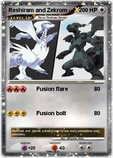 Pokemon Reshiram and Zekrom