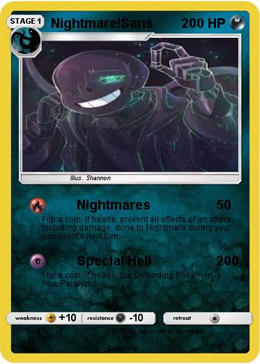 Pokemon Nightmare!Sans