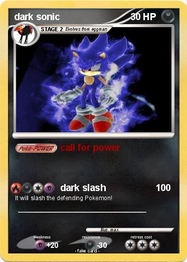 Pokemon dark sonic