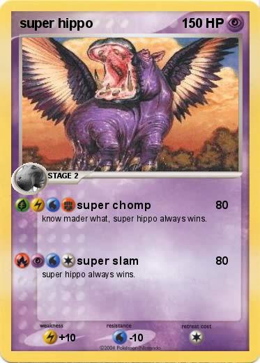 Pokemon super hippo