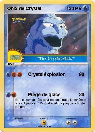 Pokemon Onix de Crystal