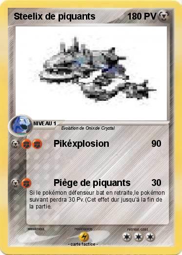Pokemon Steelix de piquants