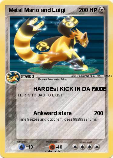 Pokemon Metal Mario and Luigi