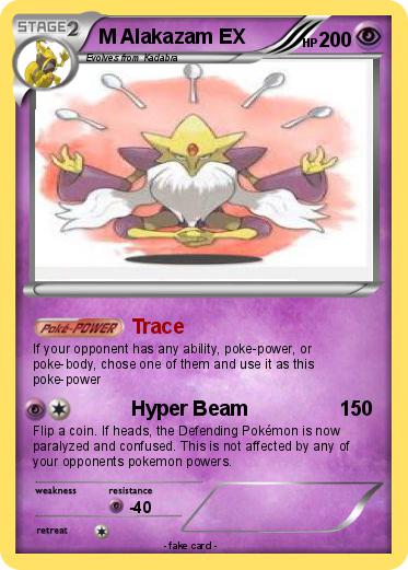 Pokemon M Alakazam EX