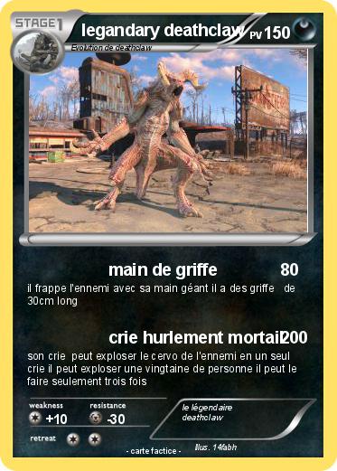 Pokemon legandary deathclaw
