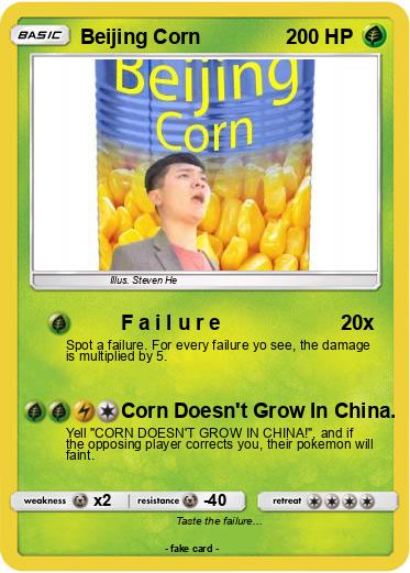 Pokemon Beijing Corn