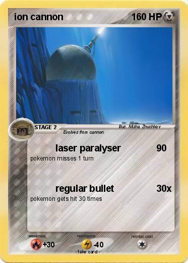 Pokemon ion cannon