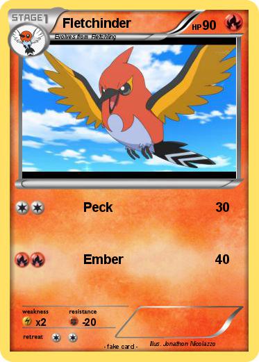 Pokemon Fletchinder