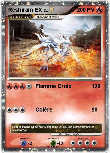Pokemon Reshiram EX