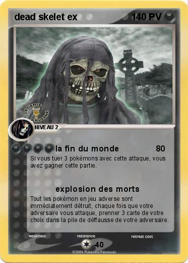Pokemon dead skelet ex