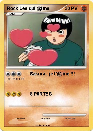 Pokemon Rock Lee qui @ime