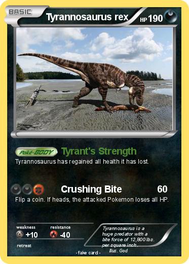 Pokemon Tyrannosaurus rex